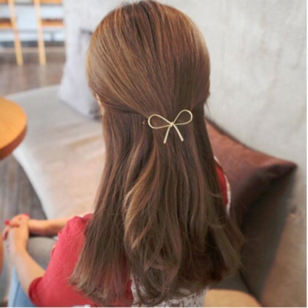 Trendy "Just Bow-lieve" Minimalist Cute Hair Clip